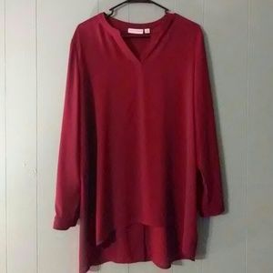 Susan Graver High-Low Blouse